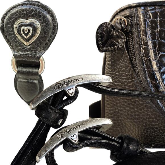 Brighton Donatella Pebble Leather Organizer Wallet Backpack Shoulder Bag - Picture 3 of 10